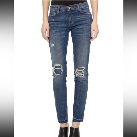 J brand Ellis Distressed Jean in Villain, 27, $60 - Picture 2 of 8